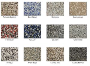 Epoxy Flake Coating Colors