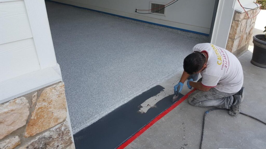 Epoxy Flake Garage Floor Austin